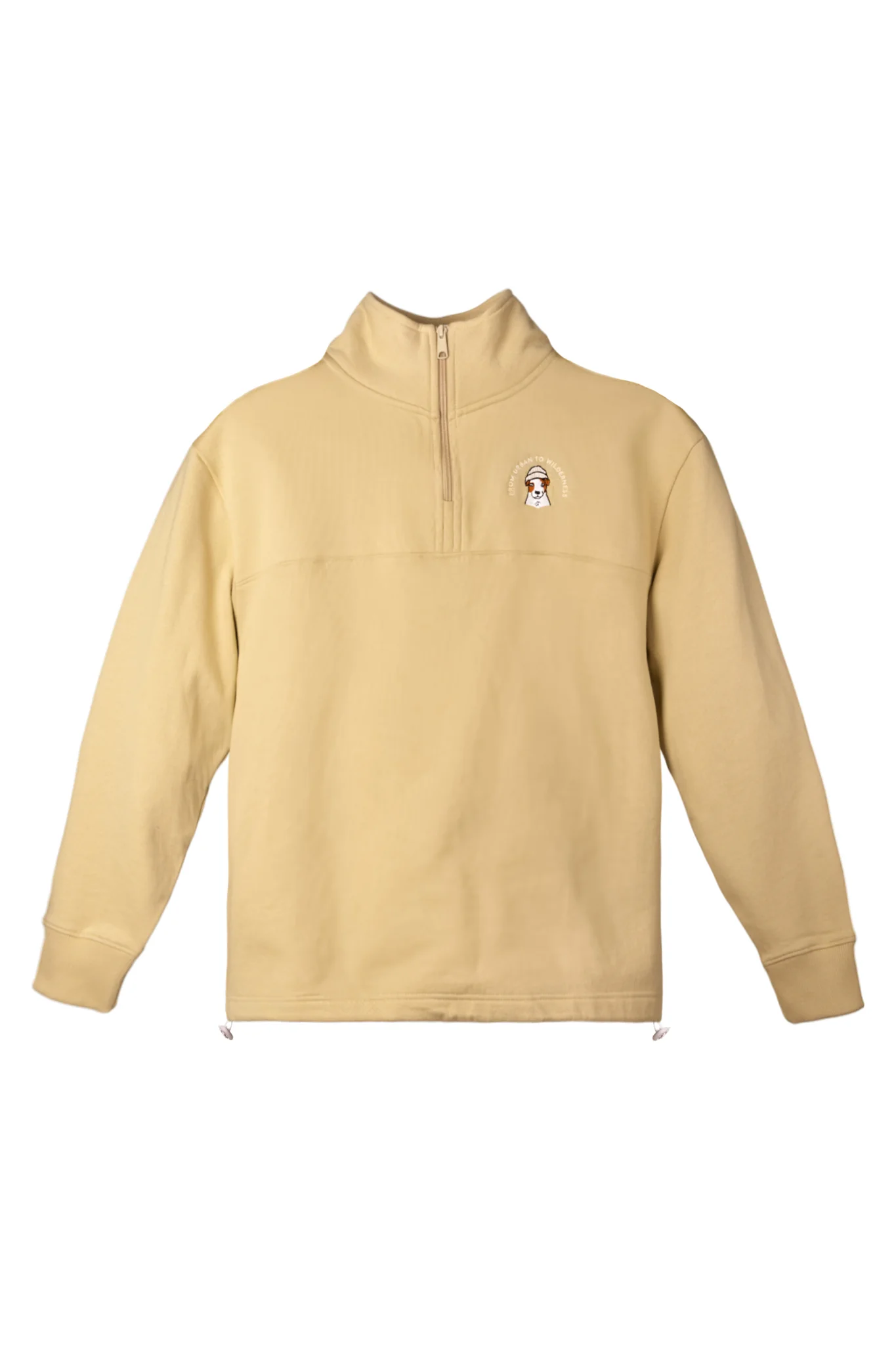 Boss Dog Half Zip, Khaki Sand
