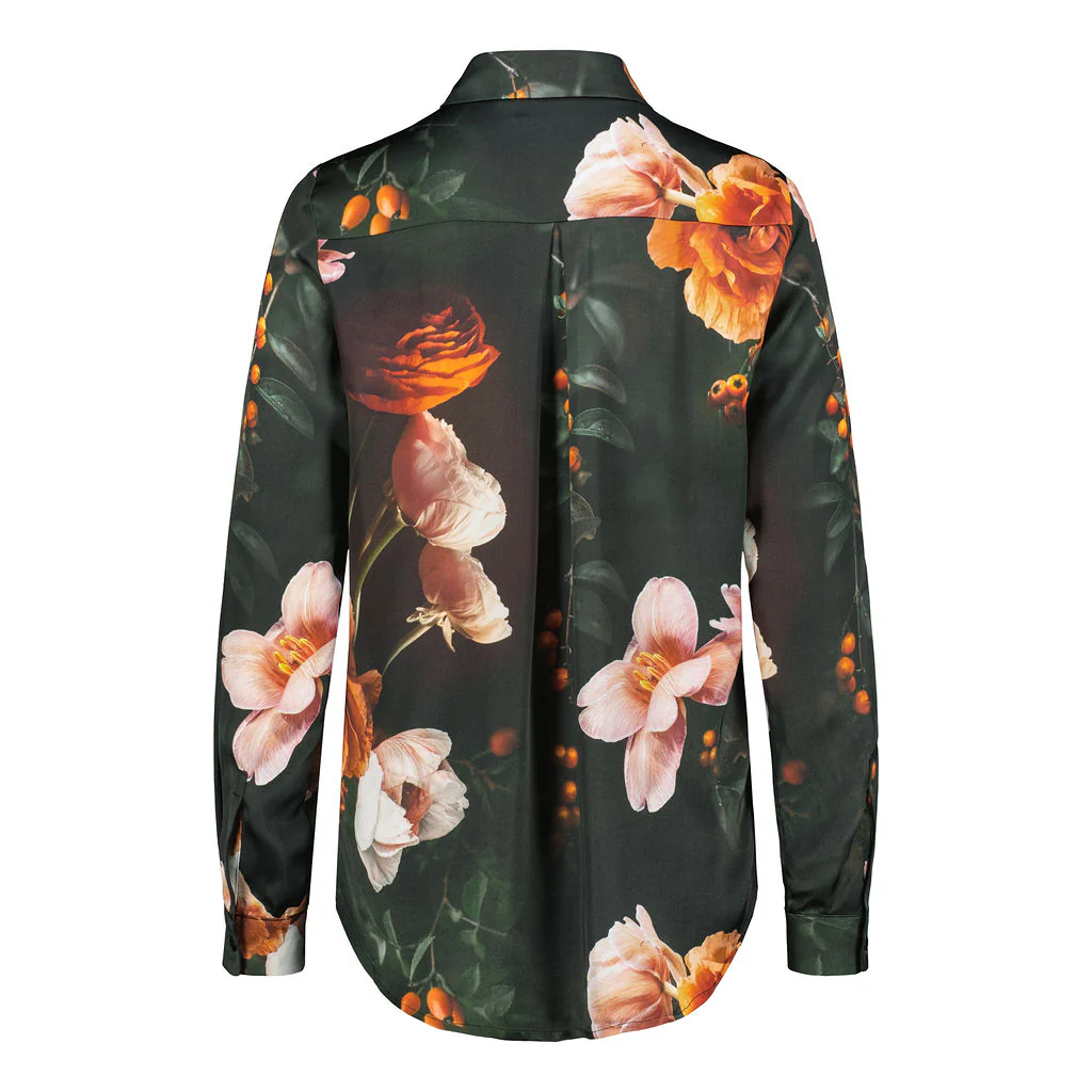 Chloe Shirt, Copper Flower - Image 8