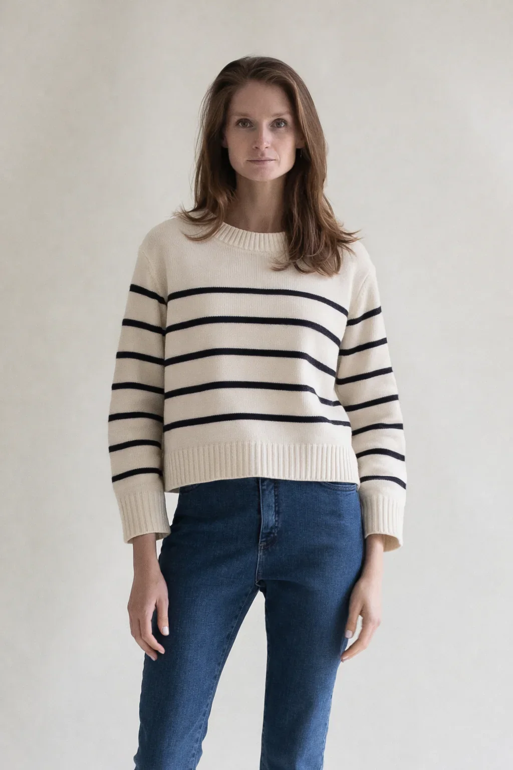 Crew Neck Cotton Striped - Image 2