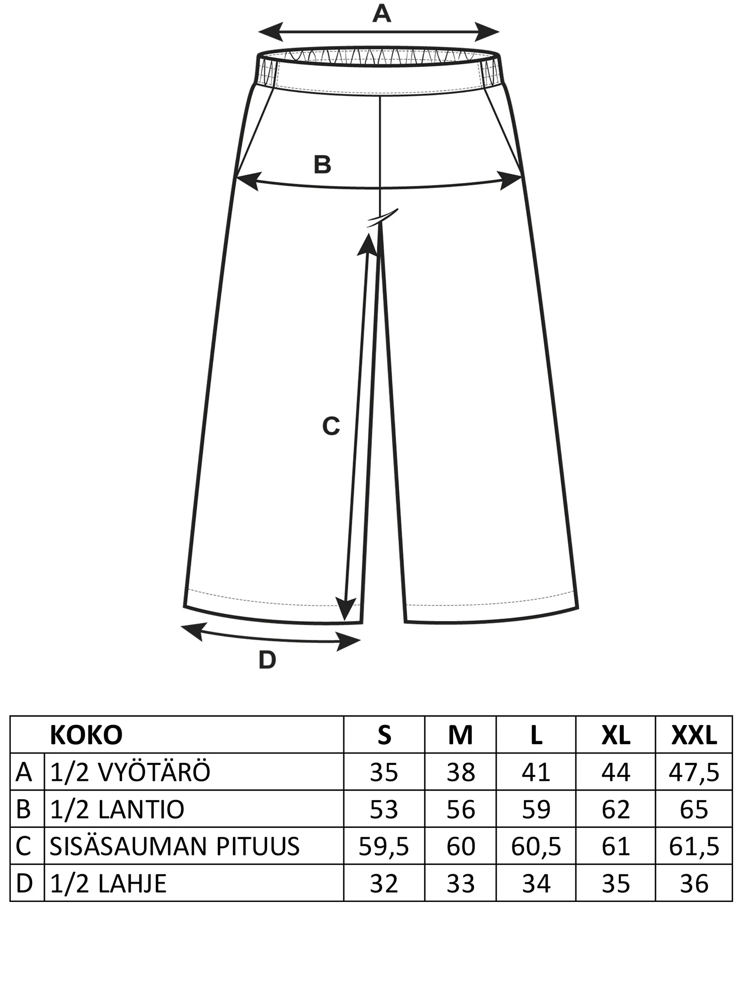 Gerda Pellava Culottes, Musta - Image 6