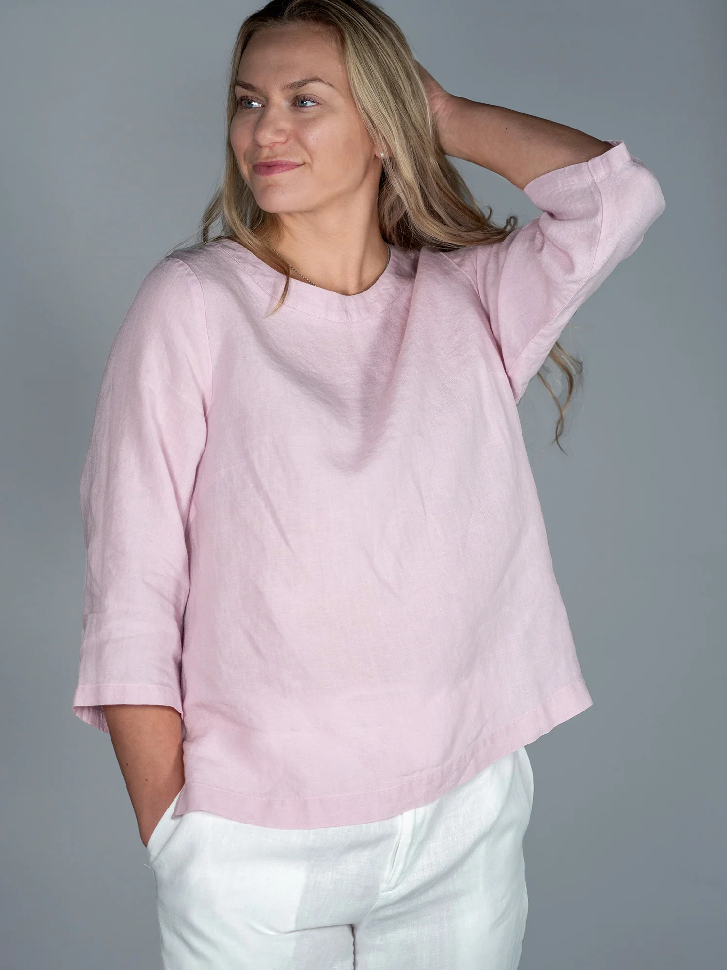 Ilona Pellavapusero, Vaaleanpunainen - Image 3