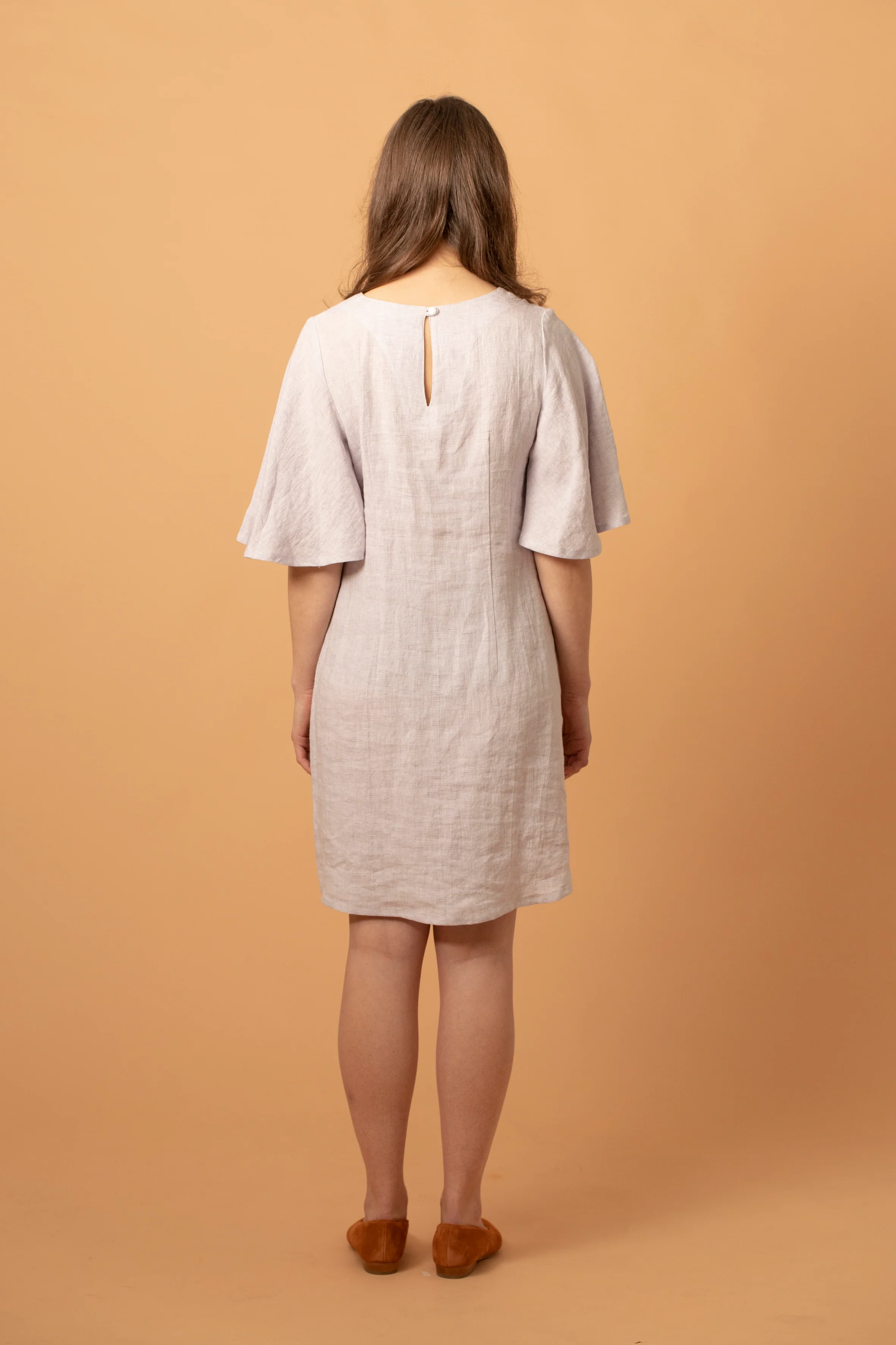 Mini-Hulja Mekko, Lila Pellava - Image 8