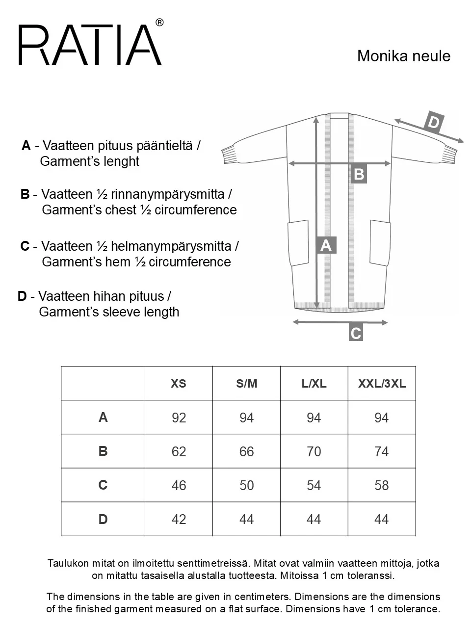 Monika Villaneuletakki, Kurkuma - Image 8