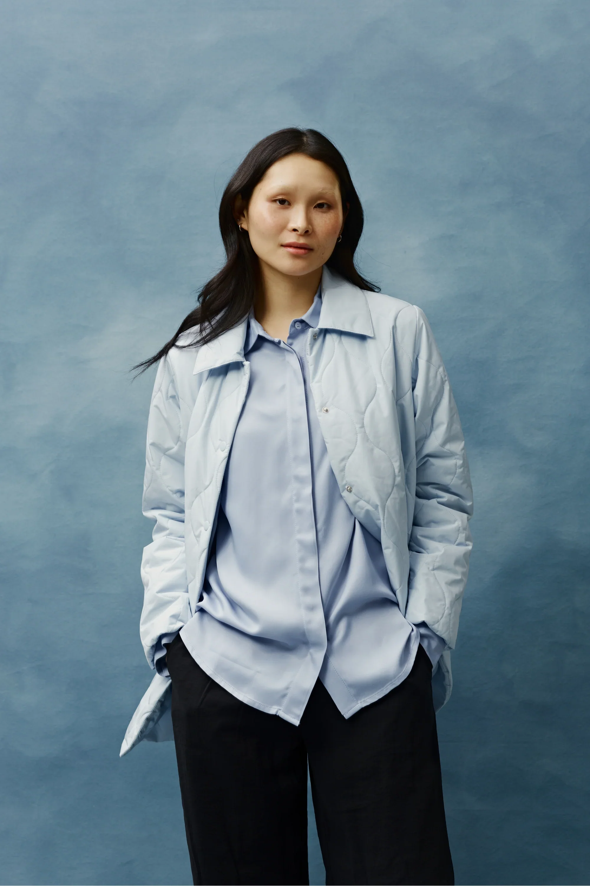 Nita Jacket, Sky Blue - Image 2