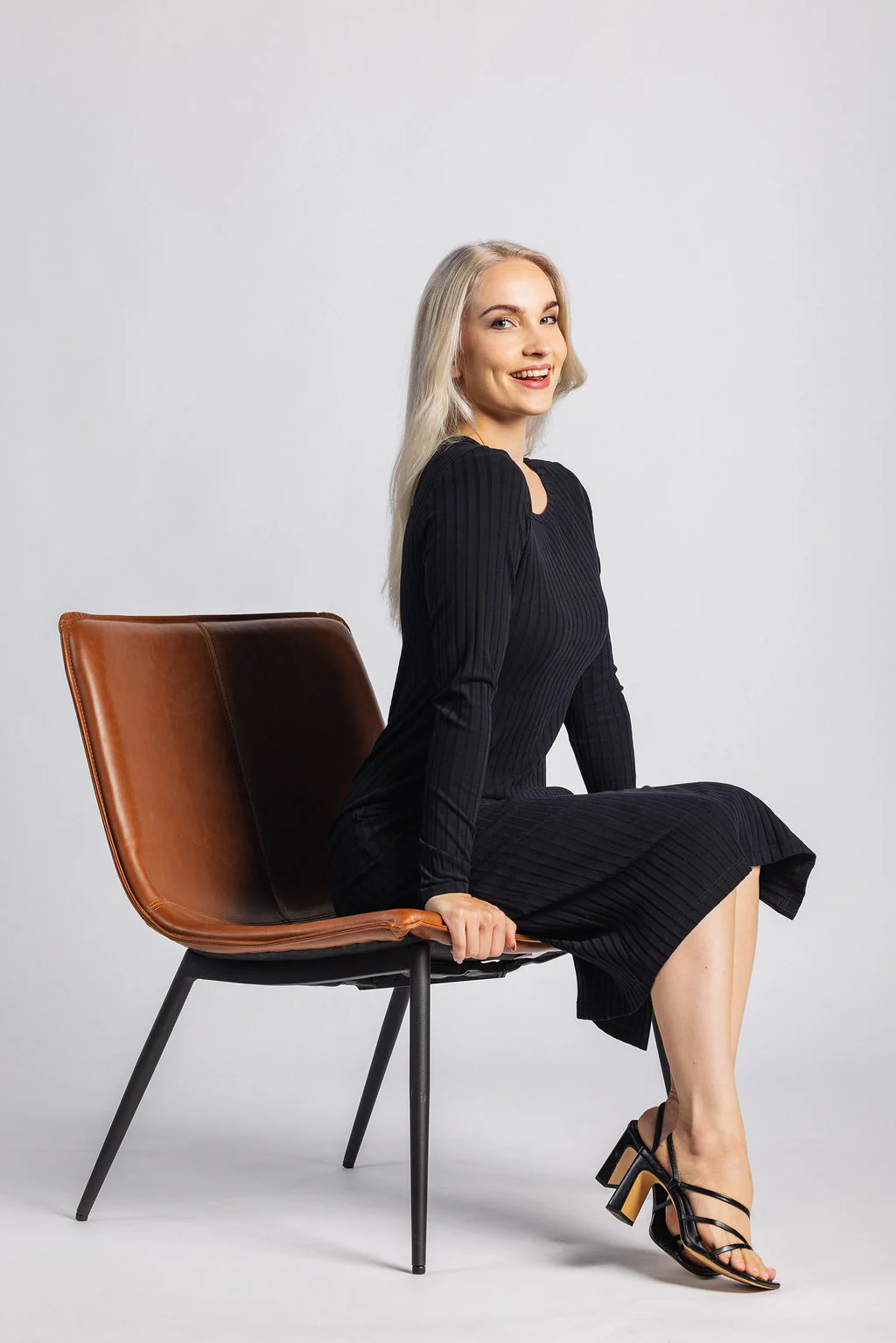 Sara Dress, Black - Image 5