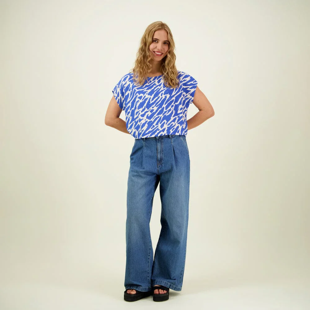 Sophy Cropped Top, Electric